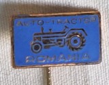 AUTO TRACTOR Bucuresti Romania - fabrica de camioane, tractoare, auto - insigna din anii 1970 ( Republica Socialista Romania)