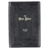 KJV Giant Print Full-Size Bible Dark Brown Faux Leather