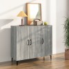 VidaXL Servantă, gri sonoma, 90x34x80 cm, lemn compozit 817463
