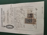 DOCUMENT FRUMOS, vanzare ceas elvetian.CERTIFICAT DE GARANTIE SI VANZARE,1930 ,,Casa Adolf A Paves ,,