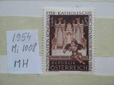 1954- Austria-Mi1008-MH foto