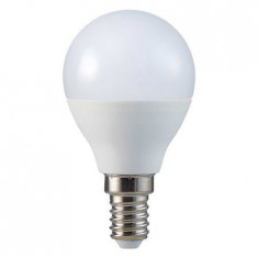 Bec LED E14 5.5W alb cald V-TAC P45 3000k, cip samsung foto