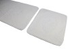 Set de 2 covorase pentru baie, bumbac 100%, Antique Cream