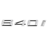 Emblema 640i pentru spate portbagaj BMW, chrom