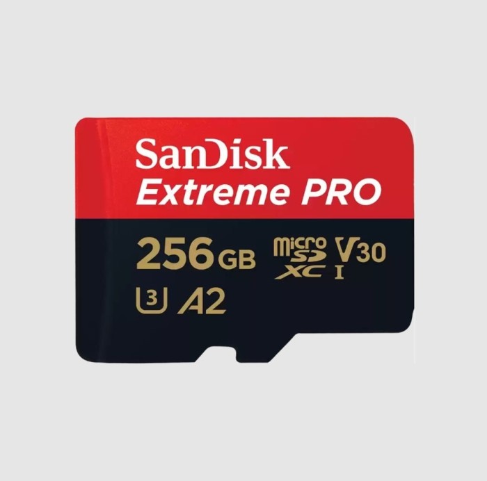 Card MicroSD 256MB 200Mps SanDisk Extreme PRO MicroSDXC UHS-I SDSQXCD-256G-GN6MA