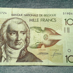1000 Francs Belgia franci ND (1980 - 1996) / Franci / Frank (2)