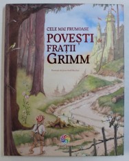 CELE MAI FRUMOASE POVESTI de FRATII GRIMM , ilustratii de JEAN - NOEL ROCHUT , 2016 foto