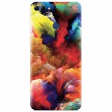 Husa silicon pentru Huawei Y9 2018, Oil Painting Colorful Strokes