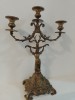 Superb sfeșnic de dimensiuni mari din bronz masiv ,perioada anilor 1900 &icirc;nceput , dimensiuni 44 cm h