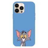 Husa compatibila cu Apple iPhone 15 Pro Max, Viceversa, model Confused Tom , Silicon, TPU, Transparent, Carcasa