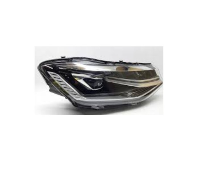 Far VW CADDY, 11.2020-, partea dreapta, ZKW, cu lumina vreme rea; Type= High; LED; electrical; inel cromat; LED; cu lumini de viraj statice,