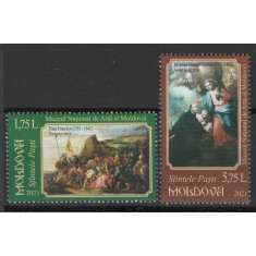 Moldova 2021 Mi 1160/61 MNH - Sfintele Pati: tablori, picturi
