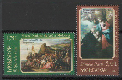 Moldova 2021 Mi 1160/61 MNH - Sfintele Pati: tablori, picturi foto