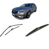 Cumpara ieftin Set 3 stergatoare OPEL GRANDLAND / GRANDLAND X (A18, P1UO) din 2017-2024, pentru parbriz si luneta fata si spate auto, Bosch Twin-Aerotwin, din cauciu