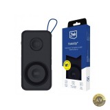 Baterie Externa Wireless 3MK PastelUp 10000mAh 22.5W QC + PD + FQI 1 x USB-A - 1 x USB-C - 2 x QI Neagra Resigilata