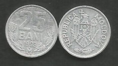 MOLDOVA 25 BANI 1993 [01] VF