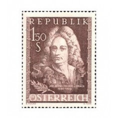 Austria 1956 - Fischer von Erlach, neuzata