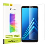 Cumpara ieftin Folie pentru Samsung Galaxy A8 Plus 2018, Techsuit Clear Vision Glass, Transparent