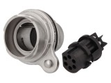 Conector Circular Soclu Mamă 6 PIN Buccaneer 7000 Nichelat