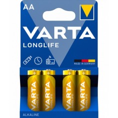 Baterie Varta Longlife 4106, AA / LR6, Set 4 bucati