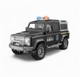 Masina de politie off-road cu sunete, lumini, functie deschidere usi, 27 cm