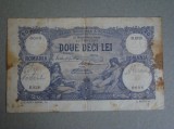 Bancnota 20 lei 18 Octombrie 1928 ROMANIA - Studiati Foto