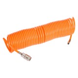 Furtun de presiune spiralat PE 5 x 8 mm, 10 m, 16 bar, cu cuple