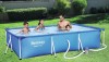 Piscina Bazin Familie Copii Relaxare Cadru Metal Bestway Steel PRO 300 x 201 x 66cm + Pompa Filtrare LivratGRATUIT, Unisex, Dreptunghi