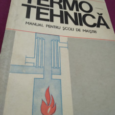 TERMO TEHNICA MIRCEA MARINESCU MANUAL SCOLI MAISTRI 1978