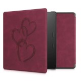 Husa pentru Amazon Kindle Oasis 10, Kwmobile, Rosu, Piele ecologica, 56972.09