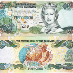 Bahamas 1/2 Dolar 2001 P-68 UNC