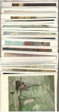 U.R.S.S.Lot 50 buc. carti postale circulate FL.135, Circulata, Ambele, Europa