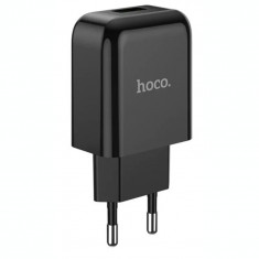 Incarcator Retea Hoco N2 Vigour 1xUSB 2.1A Negru