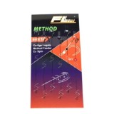 Carlige Legate FL Method Feeder Cu Spin 7mm Carlig Method Barbed Nr 10 6Buc/Set