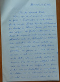 Scrisoare olografa a lui Stefan Cazimir , 1983