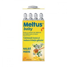 Sirop cu Miere Propolis si Extract de Nalba Mare Meltus Baby 1+ 100 mililitri Labormed