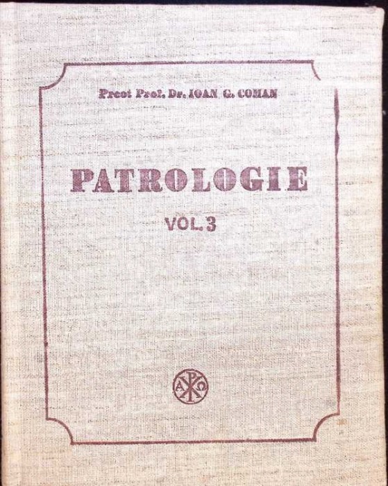 PATROLOGIE VOL. 3-IOAN G. COMAN-259812