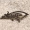 unica BROSA argint SPLENDIDA ornata SUPERB cu MARCASITE marcaje VECHI de EFECT