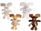 Cumpara ieftin Set 8 ornamente brad Reni textil multicolor 9x5.5x13 cm
