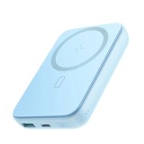 Acumulator extern wireless Joyroom, Mini, 10000mAh, 20W, 1xUSB, 1xUSB-C, Indicator baterie, Albastru