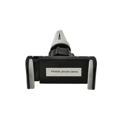 Suport auto pentru telefon, reglabil, prindere pe aeroterma, rotire 360 , compatibil universal, design compact, negru