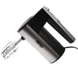 Mixer de mana FOXMAG24&reg; 150W, 5 viteze, Accesorii: 2 spirale, 2 teluri, inox