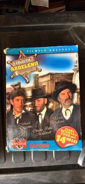 COLECTIA ARDELENII DVD LOT 3 BUCATI SIGILATE , COLECTIA FILMELE ADEVARUL