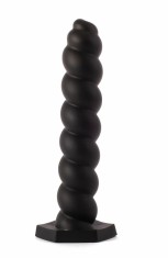 Dop Anal Extra Large Silicone M, Negru, 24 cm foto