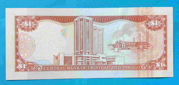 Bancnota veche Trinidad &amp; Tobago 1 Dollar 2002 UNC bancnota Necirculata SUPERBA