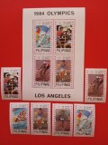 FILIPINE, SPORT LOS ANGELES - BLOC + SERIE MNH