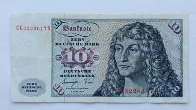 10 Mark 1977 Germania / marci germane seria 3228617 foto