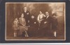 Fotografie tip Carte Postala Romania - Familie in studio - foto atelier Fratii N Cristea Bucuresti, Circulata