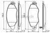 Set placute frana,frana disc FORD TRANSIT bus (FD, FB, FS, FZ, FC) (2000 - 2006) BOSCH 0 986 494 037