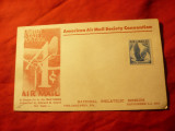 Carte Postala Conventia Soc. Postale Americane 1954 SUA, Necirculata, Printata